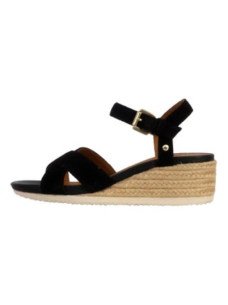 Sandales Compensées Cuir Geox Ischia Corda