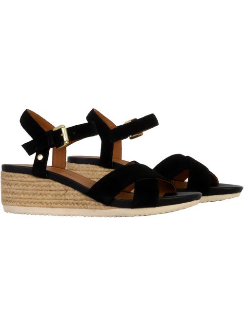 Sandales Compensées Cuir Geox Ischia Corda - Kiabi