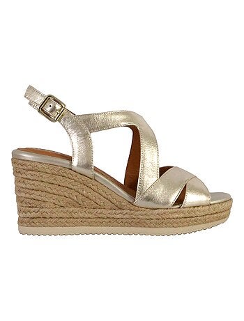 Sandales Compensées Cuir Geox Ponza