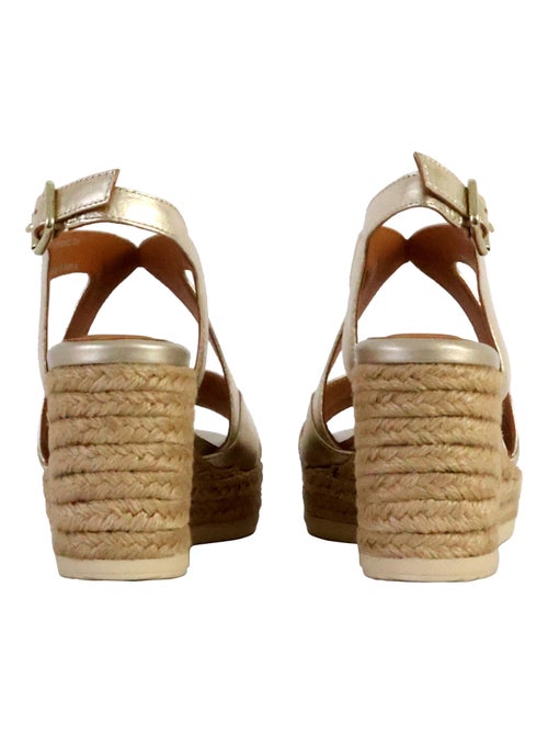 Sandales Compensées Cuir Geox Ponza - Kiabi