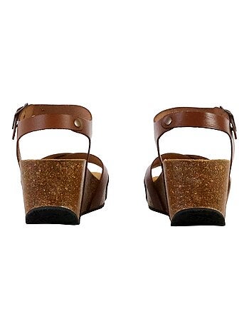 Sandales Compensées Cuir Plakton So Final