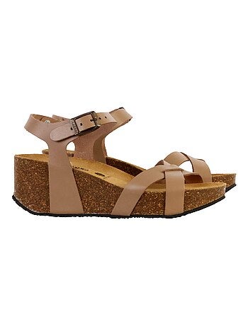 Sandales Compensées Cuir Plakton So Final