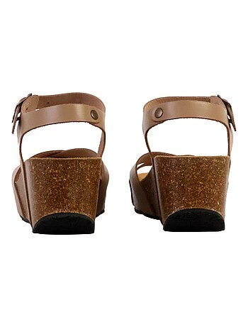 Sandales Compensées Cuir Plakton So Final