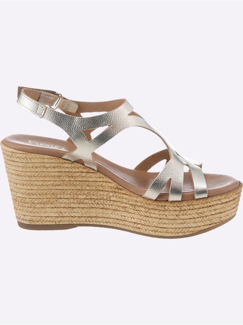 Sandales Compensées De Fabrication Espagnole - Taille Standard - helline - Kiabi