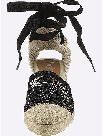 Sandales Compensées De Fabrication Espagnole - Taille Standard - helline