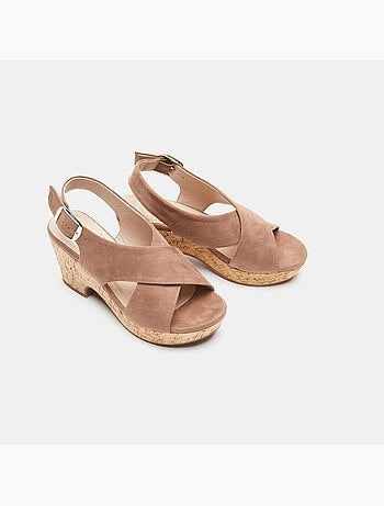 Sandales compensées d'été BATA