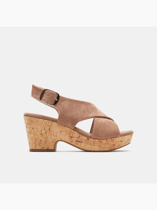 Sandales compensées d'été BATA - Kiabi
