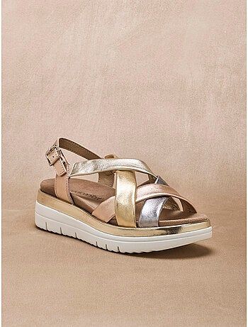 Sandales compensées épaisse semelle - PEDICONFORT