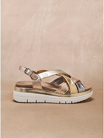 Sandales compensées épaisse semelle - PEDICONFORT