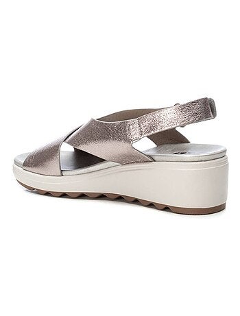 Sandales compensées femme