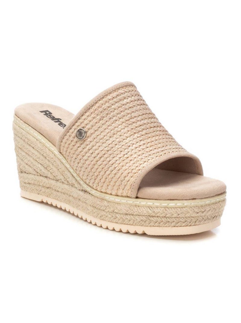 Sandales compensées femme Beige - Kiabi