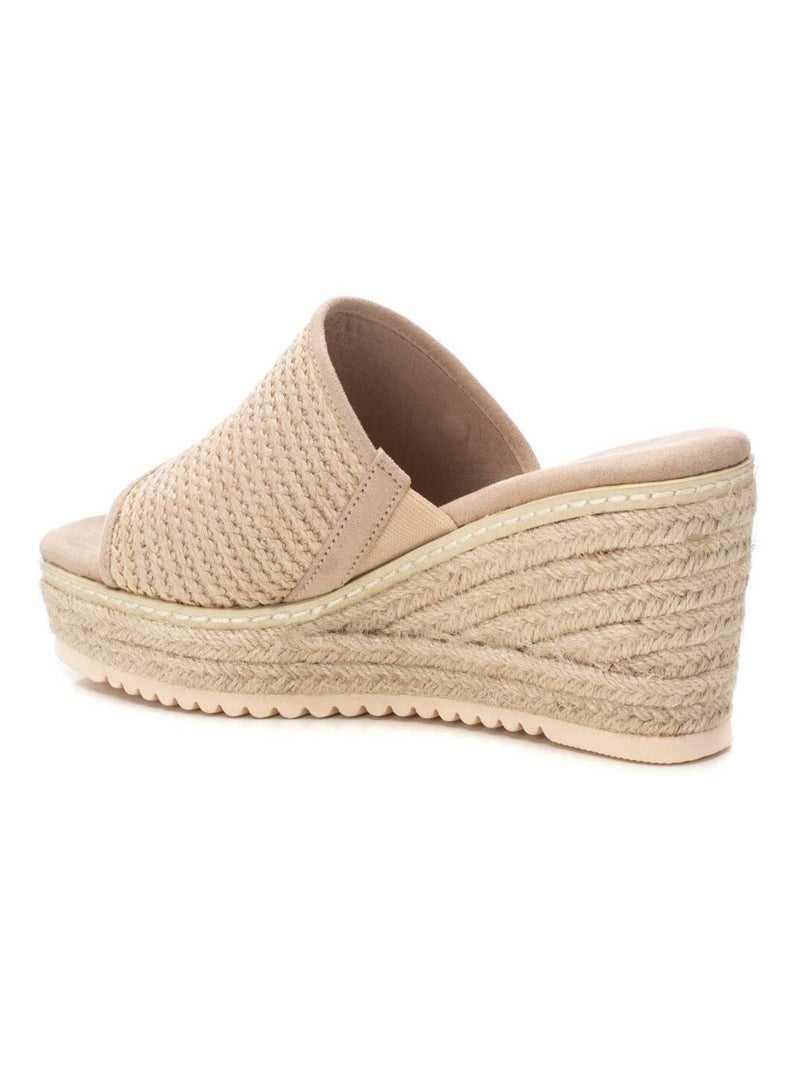 Sandales compensées femme Beige - Kiabi