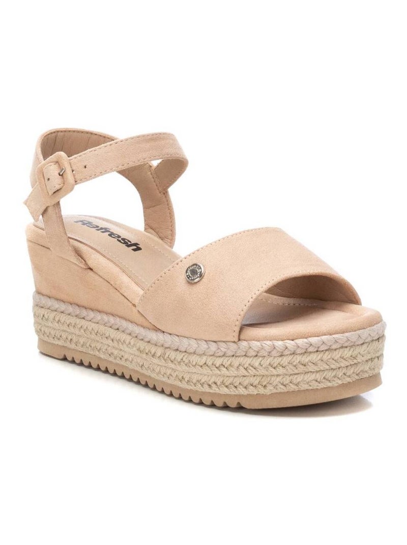Sandales compensées femme Beige - Kiabi