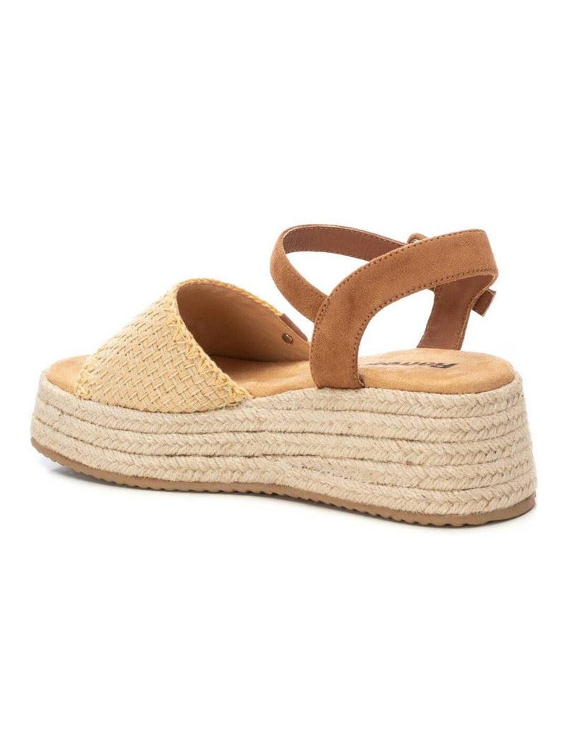 Sandales compensées femme Beige - Kiabi