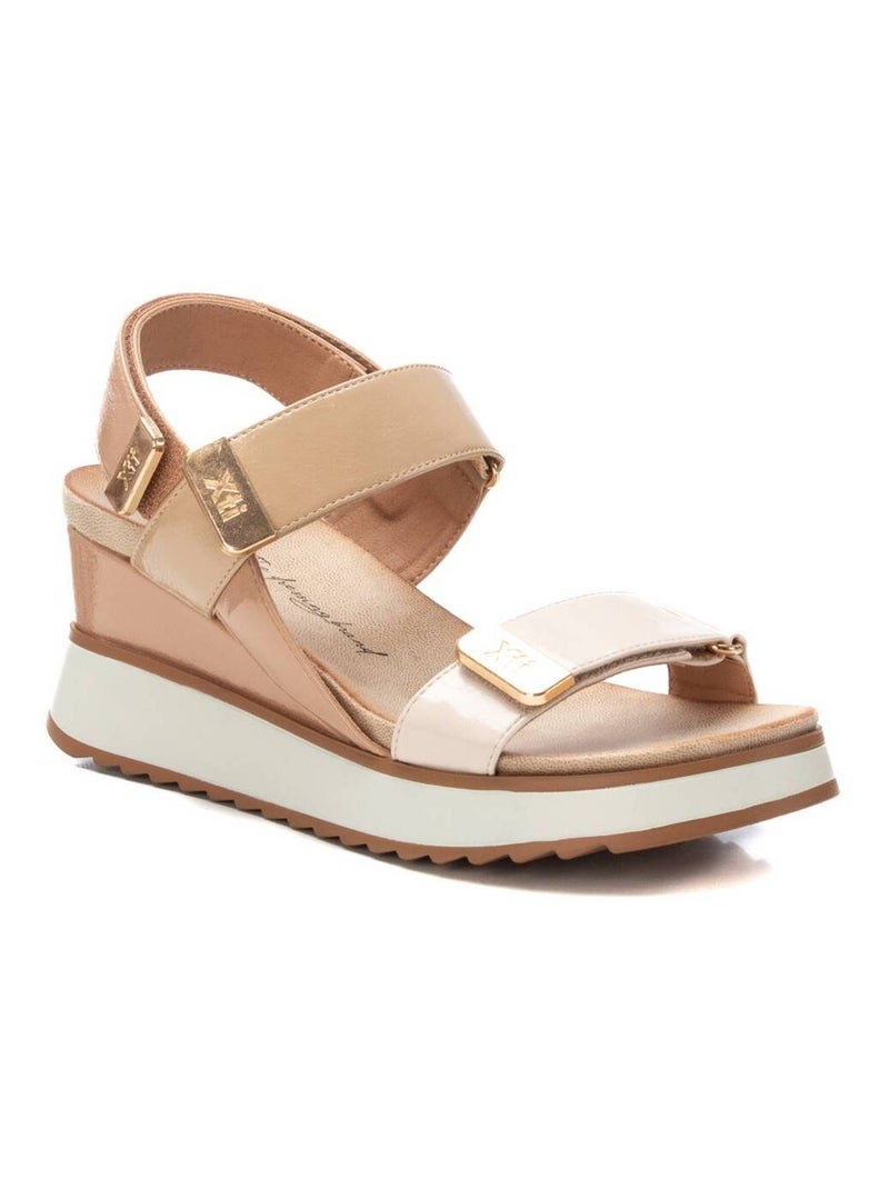 Sandales compensées femme Beige - Kiabi