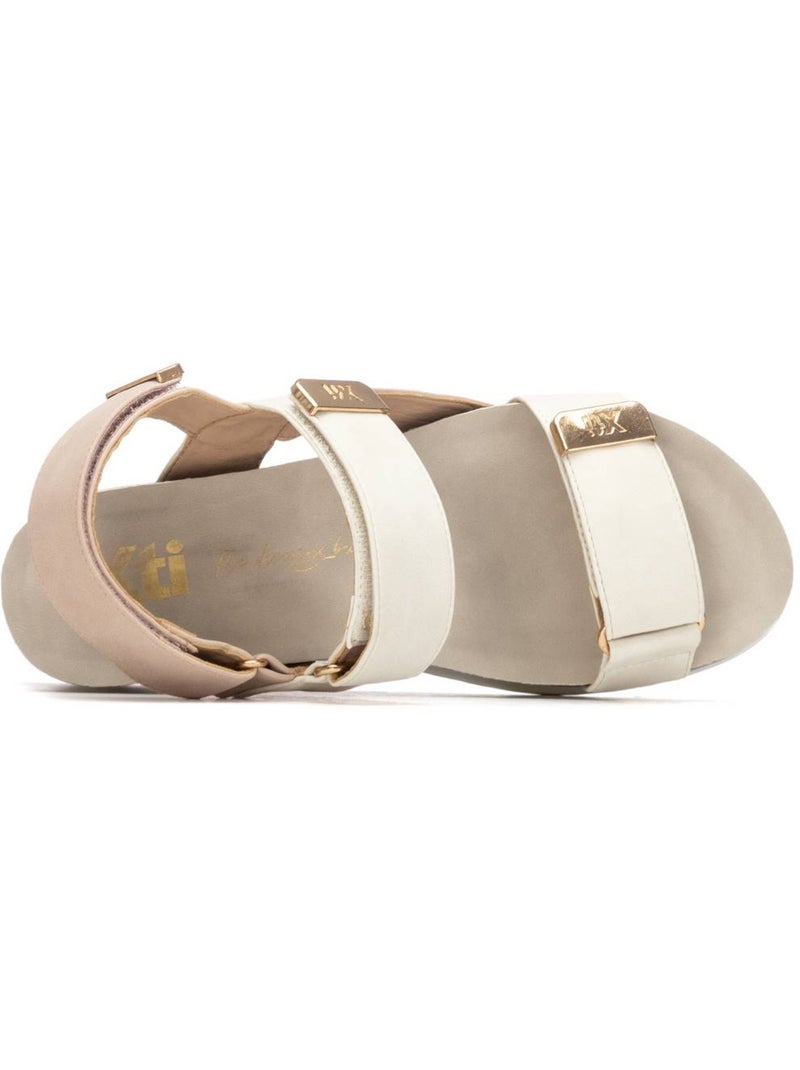 Sandales compensées femme Blanc - Kiabi