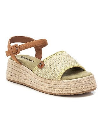 Sandales compensées femme