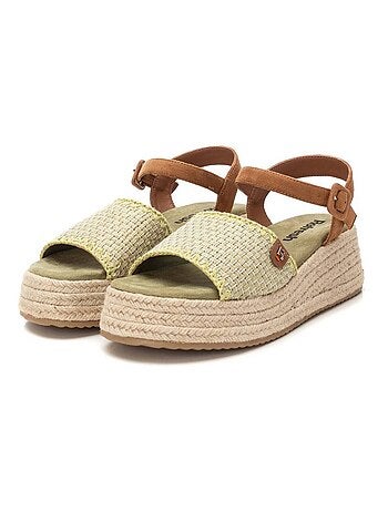 Sandales compensées femme