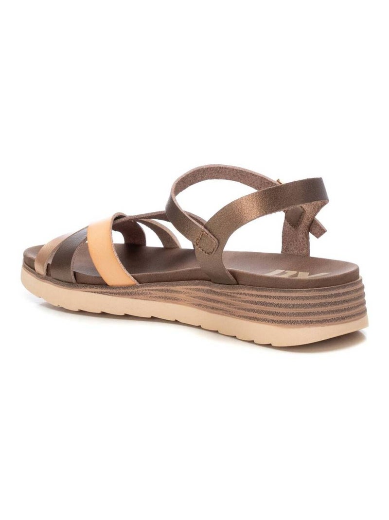 Sandales compensées femme Bronze - Kiabi