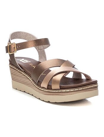 Sandales compensées femme