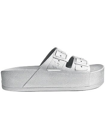 Sandales compensées Femme CAIPIRINHA METALLIC