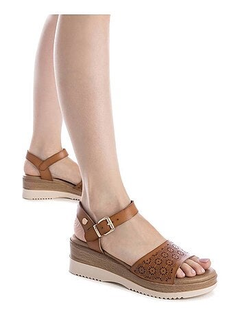 Sandales compensées femme