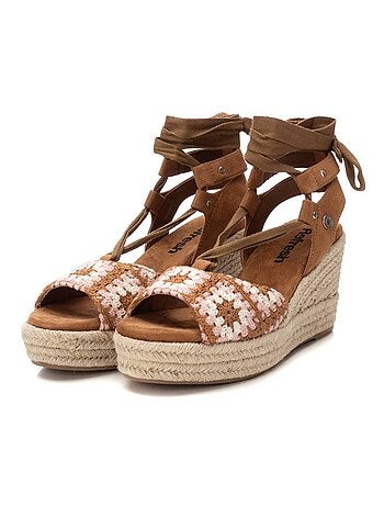 Sandales compensées femme