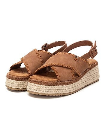 Sandales compensées femme