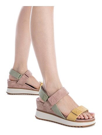Sandales compensées femme