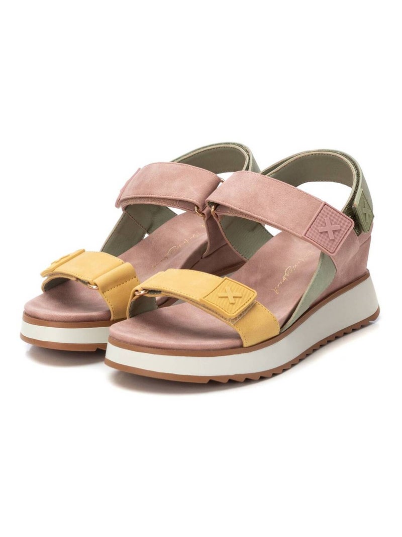 Sandales compensées femme Crème - Kiabi