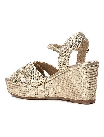 Sandales compensées femme