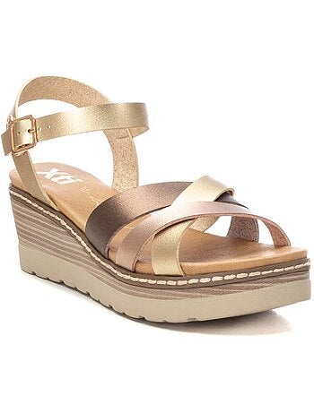 Sandales compensées femme