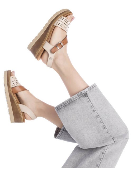 Sandales compensées femme - Kiabi