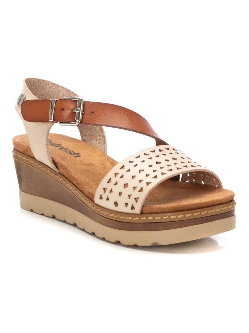 Sandales compensées femme Gris - Kiabi