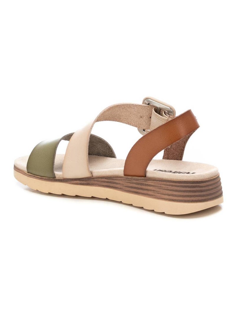 Sandales compensées femme Gris - Kiabi