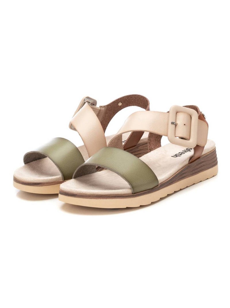 Sandales compensées femme Gris - Kiabi