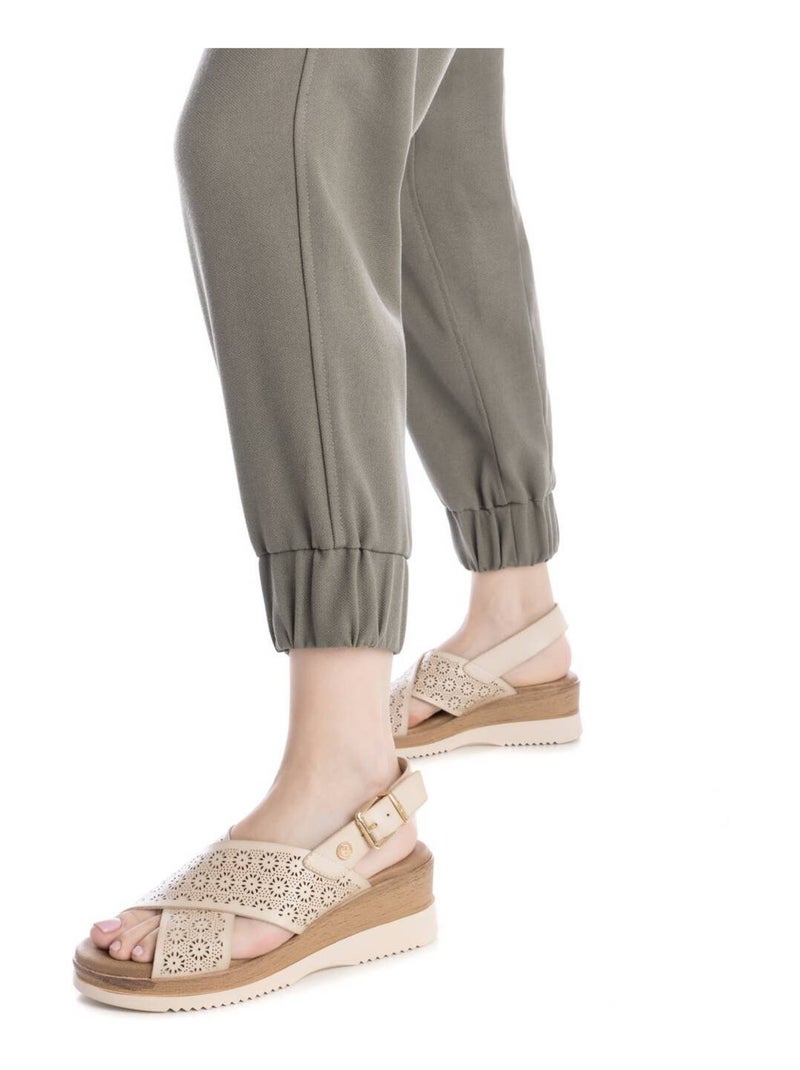 Sandales compensées femme Gris - Kiabi