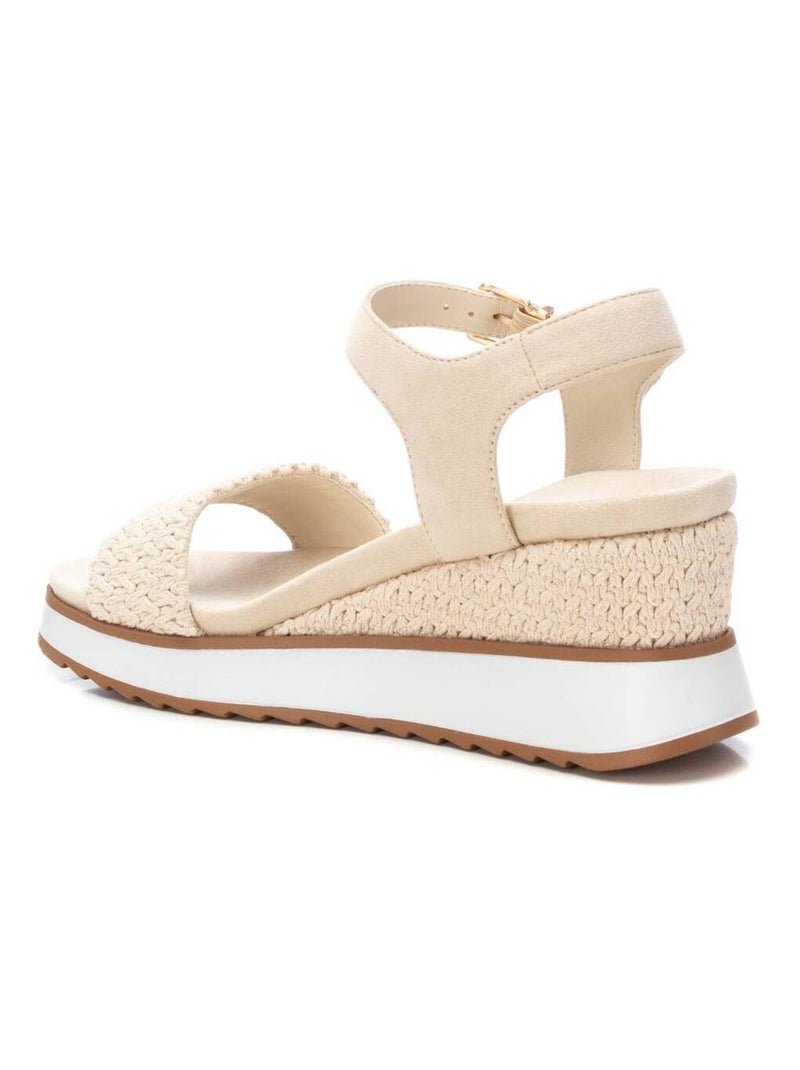 Sandales compensées femme Gris - Kiabi