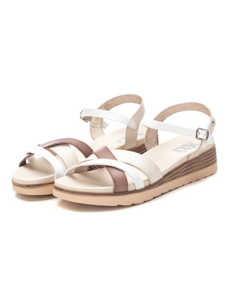 Sandales compensées femme Gris - Kiabi