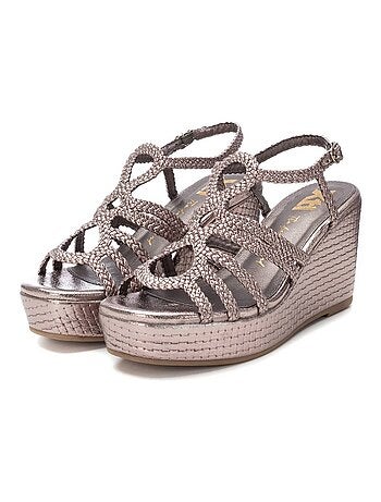 Sandales compensées femme