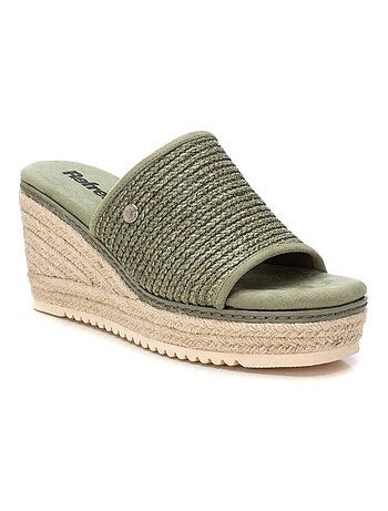 Sandales compensées femme