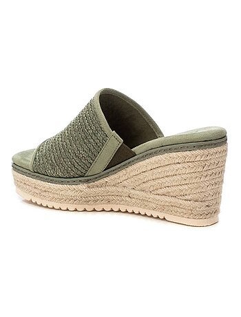 Sandales compensées femme