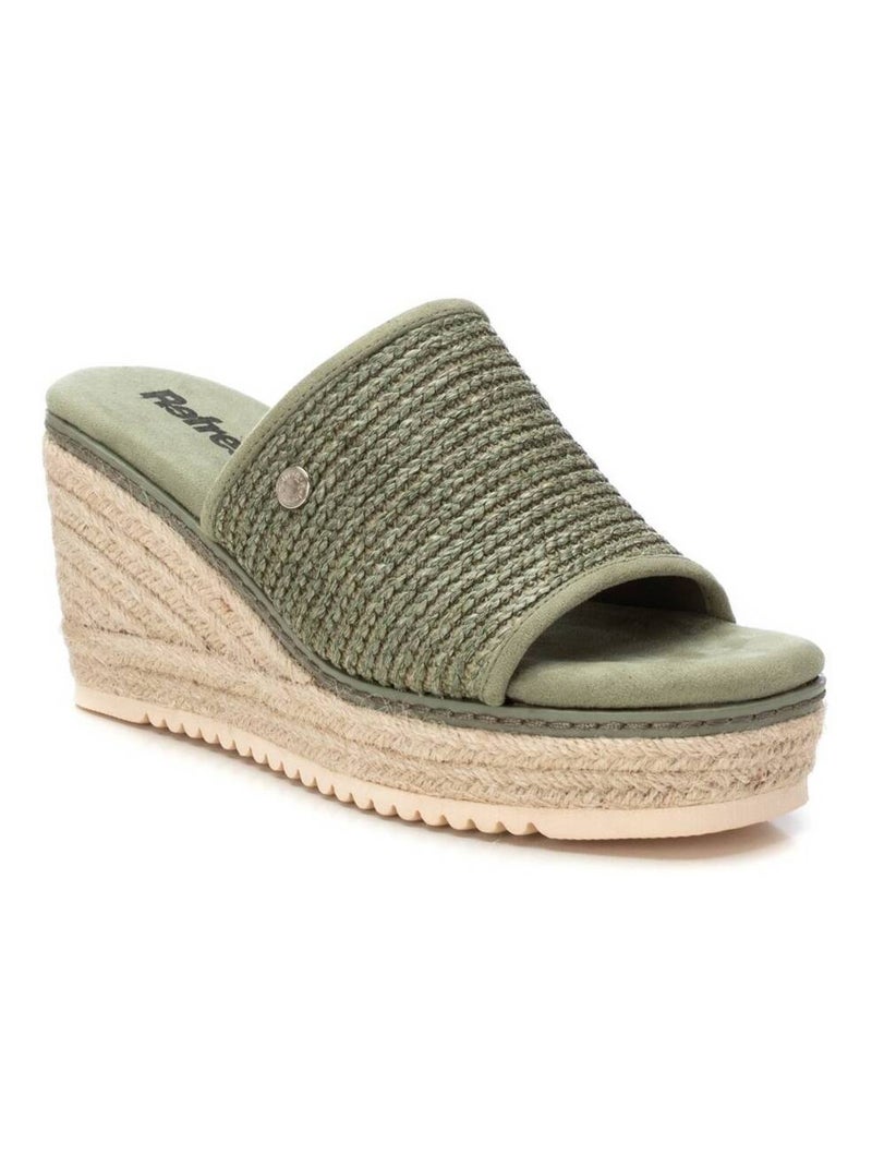 Sandales compensées femme Kaki - Kiabi