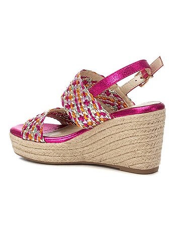 Sandales compensées femme