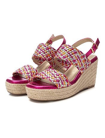 Sandales compensées femme