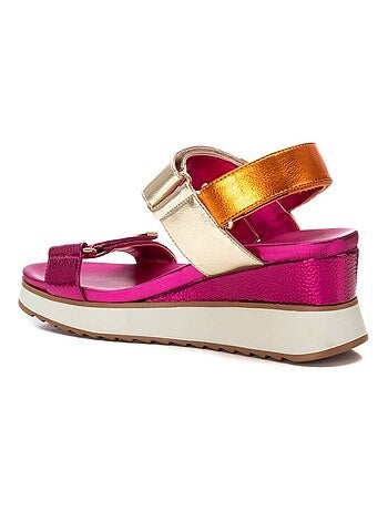 Sandales compensées femme