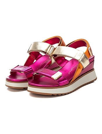 Sandales compensées femme