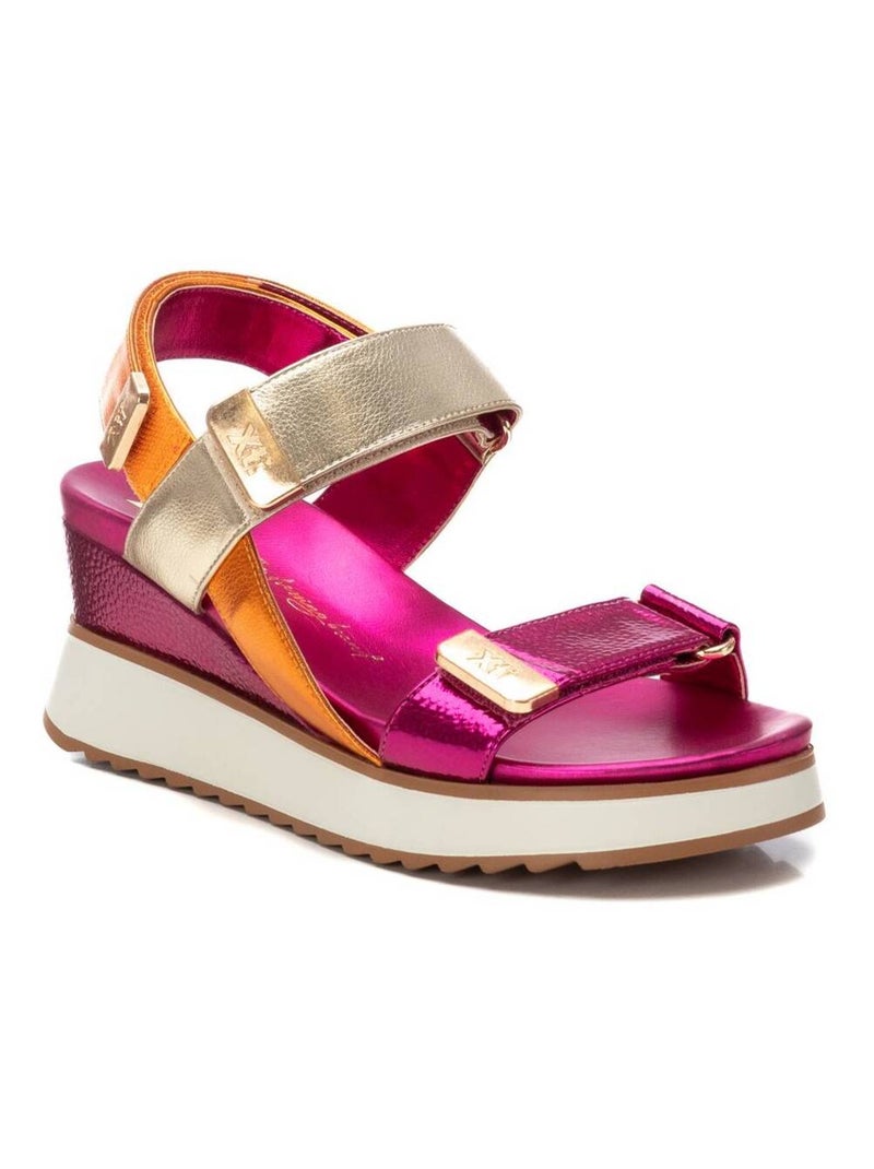 Sandales compensées femme Mauve lilas - Kiabi