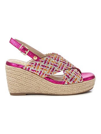 Sandales compensées femme