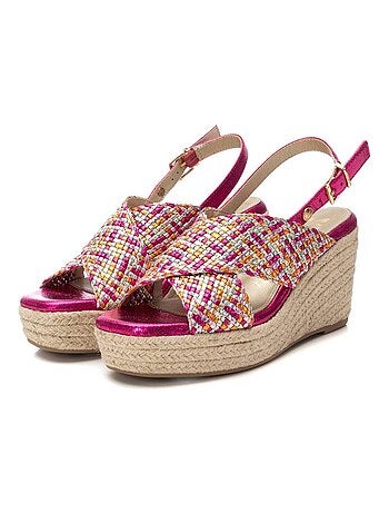 Sandales compensées femme